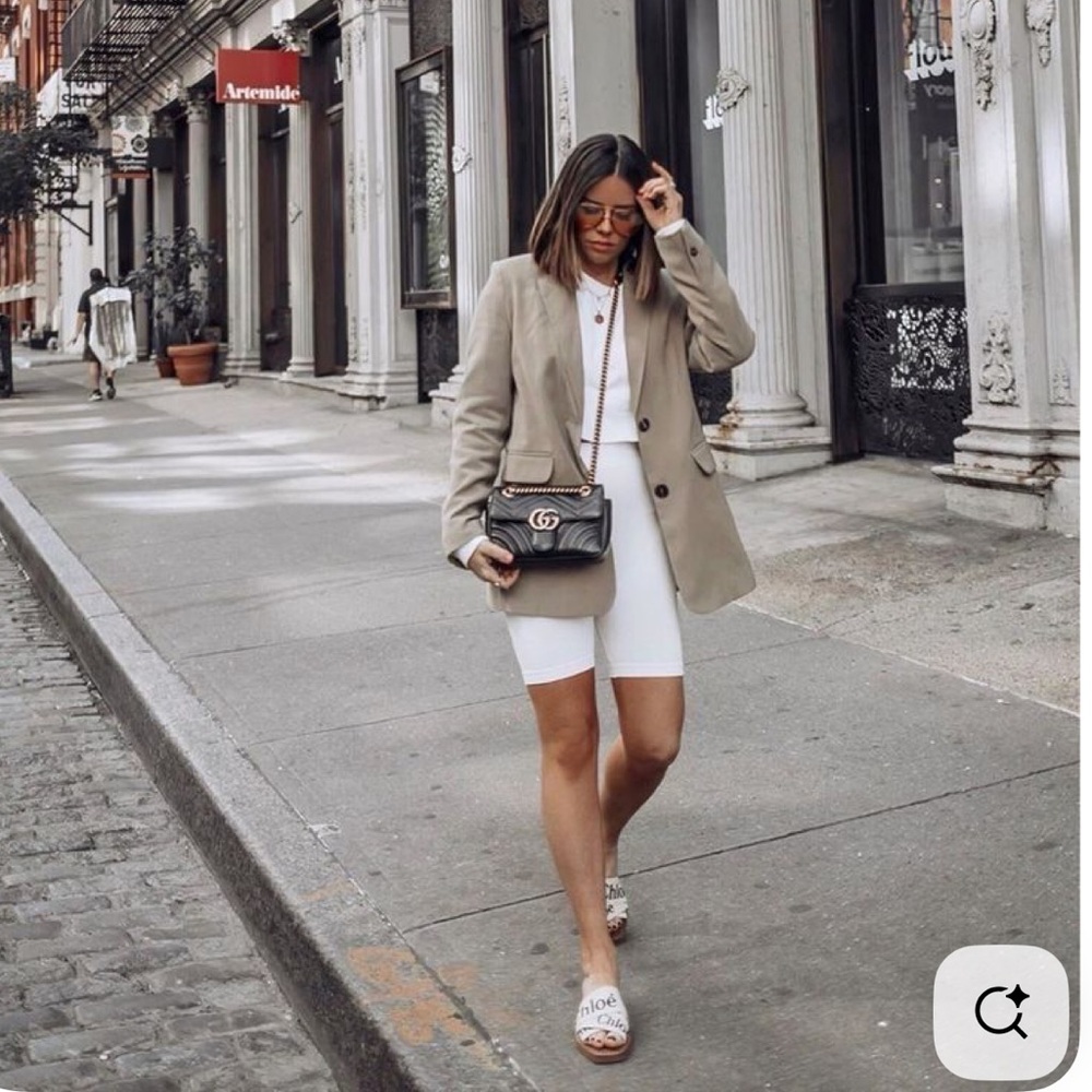 Chloe Woody Logo Slide Sandals